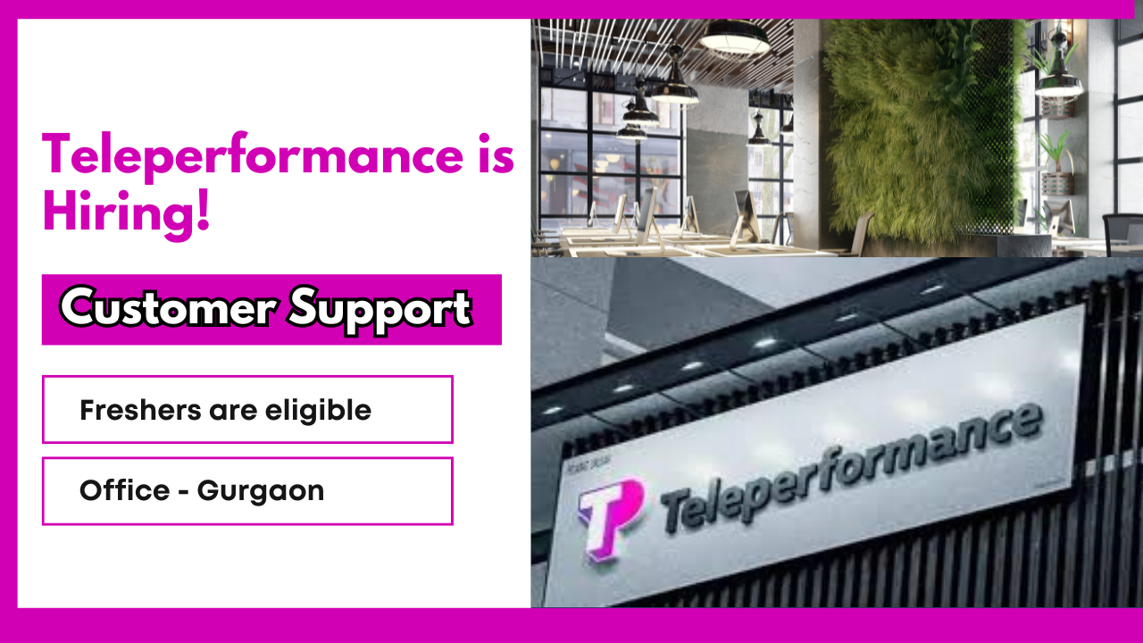 Customer Support jobs in Gurgaon by Teleperformance