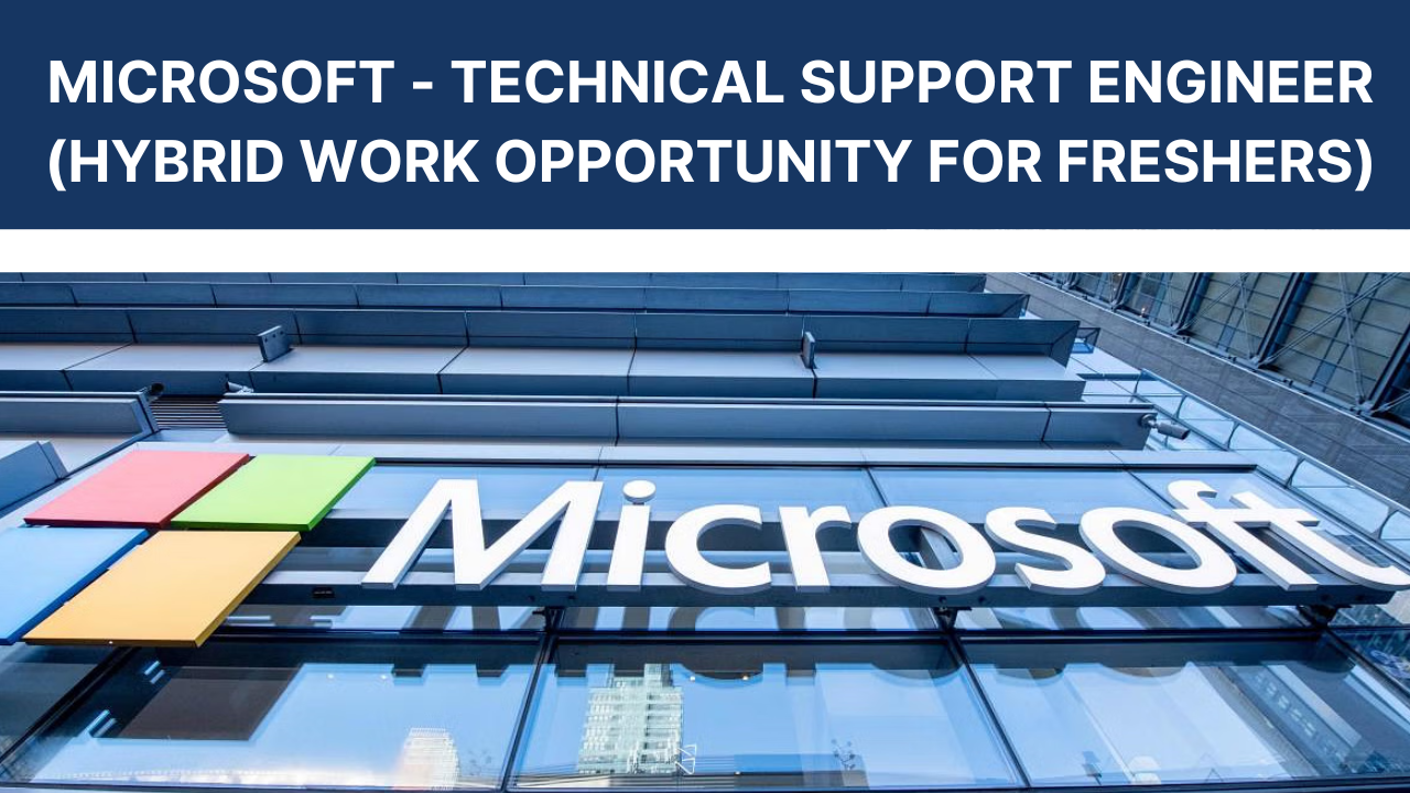 Microsoft Technical Support Remote Jobs