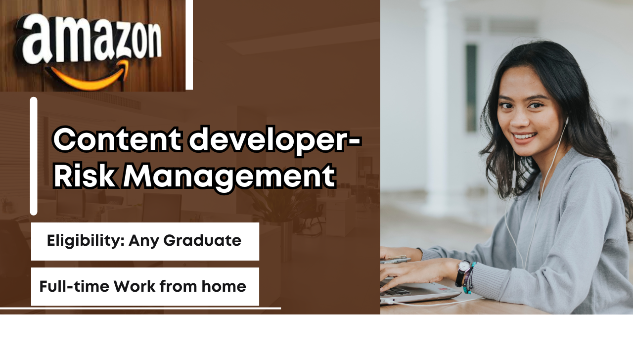 Amazon work from home content developer