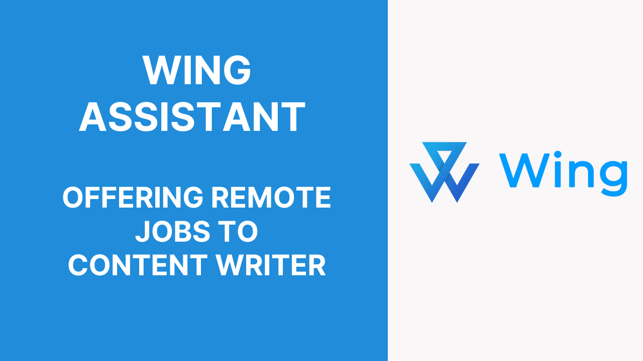 Work from home jobs for content writers