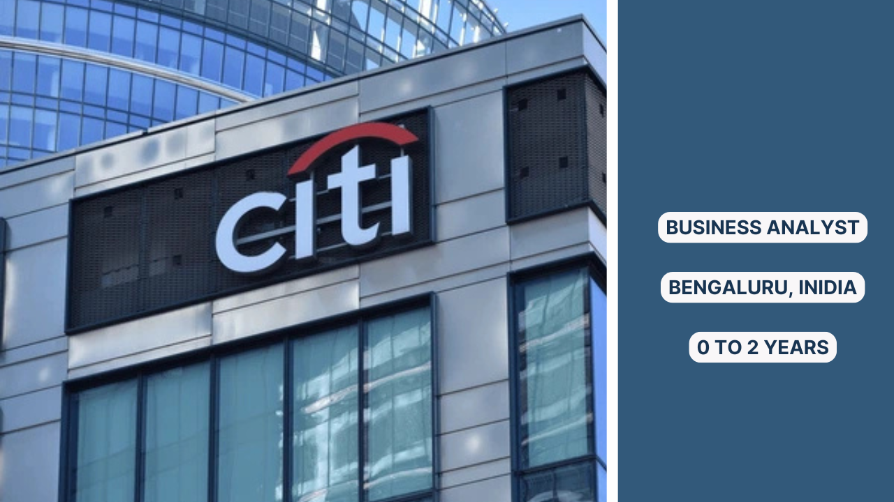 Citi Business analyst