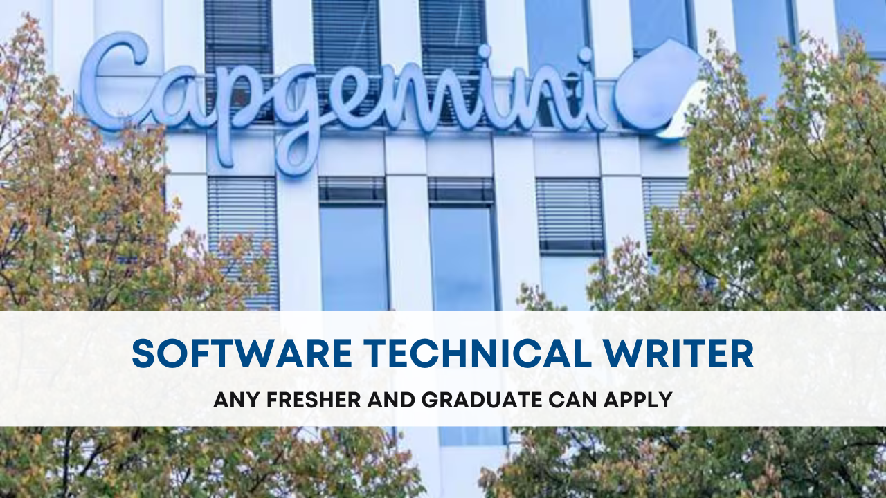 CAPGEMINI SOFTWARE TECHNICAL WRITERS