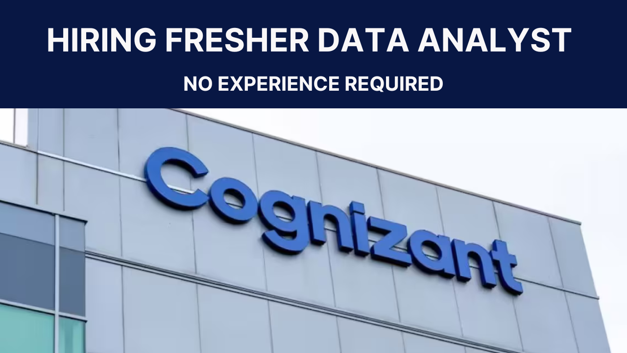 Cognizant is hiring Data Analyst