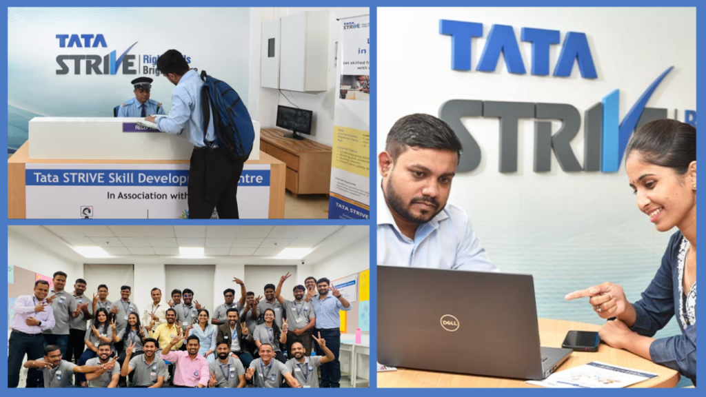 What is Tata STRIVE institution and what are the courses offered